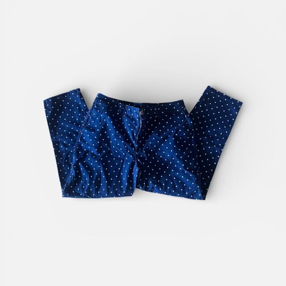 Cute chino poka dot trousers